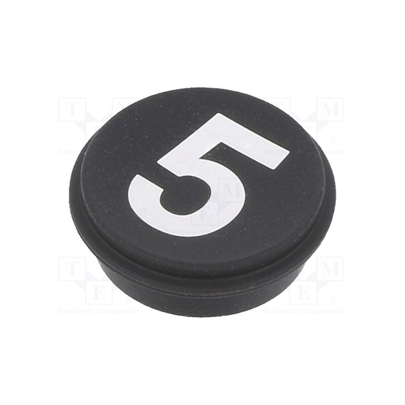 1 pcs x EAO - 09-0S12.C000238 - Button, round, Ø21mm, black, 09