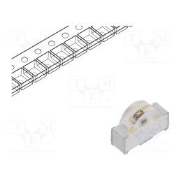 5 pcs x EVERLIGHT - IR12-21C/TR8 - IR transmitter, 3010, transparent, 150°, λp max: 940nm, SMD, 65mA