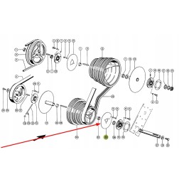 629325 0 drum gear cover