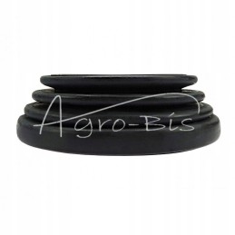 Dustproof cover for the steering knuckle of the zeto sprung axle