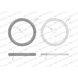Seal set 1 2 ISO 7241 and euro series