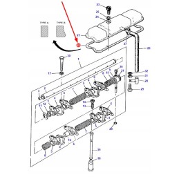 4223924m1 valve cover gasket