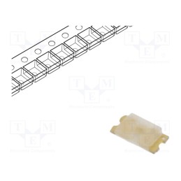 5 pcs x ams OSRAM - LT Q39G-Q1OO-25-1 - LED, SMD, 0603, green, 0.9x1.7x0.4mm, 130/170°, 2.6÷3.1V, 5mA