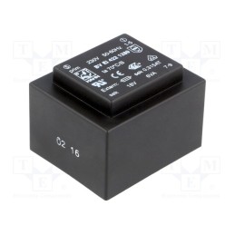 1 pcs x HAHN - BV EI 422 1289 - Transformer: encapsulated, 6VA, 230VAC, 18V, 333mA, PCB, BVEI