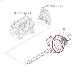 Gear wheel New Holland Case Steyr 4894775
