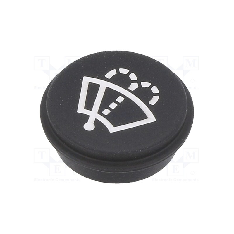 1 pcs x EAO - 09-0S12.0087 - Button, round, Ø21mm, black, 09