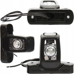 Combined front and rear marker lamp