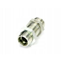 Hydro metric bulkhead connector bb m36x2 28l xsv