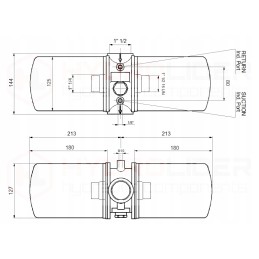 In-line suction filter amf 601 mn1ab606 sofima