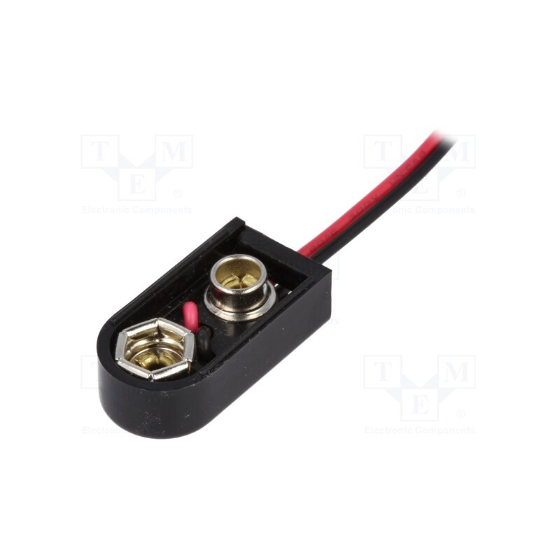 2 pcs x KEYSTONE - 84-8 - 6F22 connector, 6F22,6LR61, Type: longitudinal (high profile)