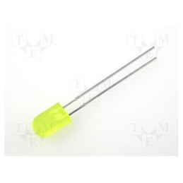 5 pcs x KINGBRIGHT ELECTRONIC - L-173YD - LED, rectangular, 5x2.5mm, yellow, 2÷8mcd, 100°, Front: convex, 20mA