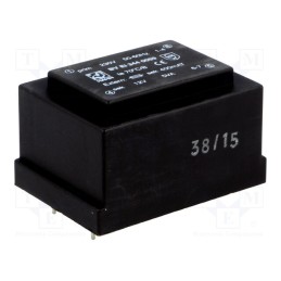 1 pcs x HAHN - BV EI 344 0059 - Transformer: encapsulated, 5VA, 230VAC, 12V, 417mA, PCB, BVEI