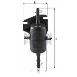 Mann fuel filter Fiat Palio 178bx