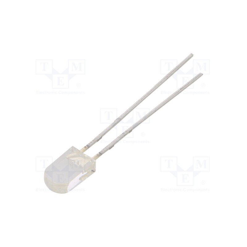 5 pcs x EVERLIGHT - IR533C - IR transmitter, 5mm, transparent, 25°, λp max: 940nm, THT, 100mA