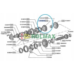Gear wheel Fiat Agri Ford 30 Case VJ 5118918