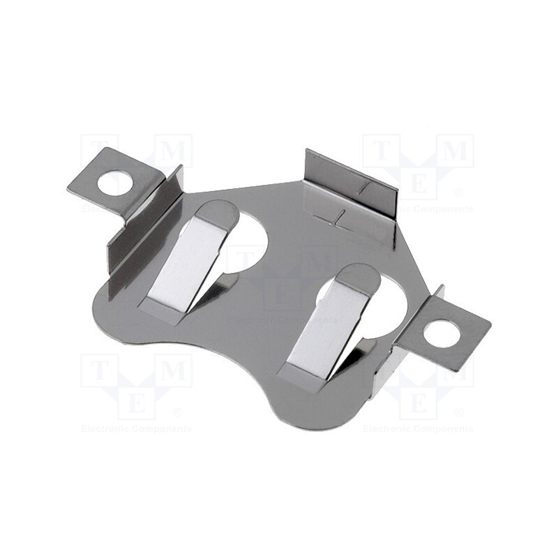 2 pcs x KEYSTONE - 3002 - Clip, SMD, H: 3.7mm, Ø: 20mm