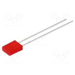 5 pcs x KINGBRIGHT ELECTRONIC - L-113SURDTK - LED, rectangular, 5x2mm, red, 80÷150mcd, 140°, Front: flat, 20mA