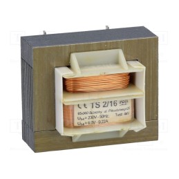 1 pcs x INDEL - TS2/16 - Transformer: mains, 2VA, 230VAC, 6V, 220mA, screw type, IP00