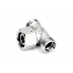 Symmetrical metric hydraulic tee bab m18