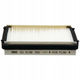 Cabin air filter 129mm mann filter