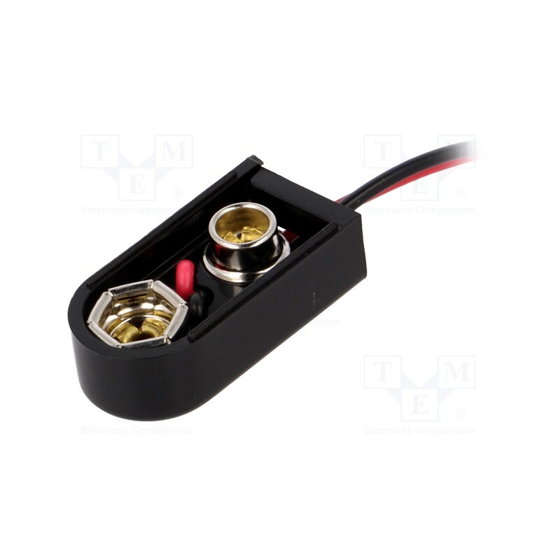 2 pcs x KEYSTONE - 84-4 - 6F22 connector, 6F22,6LR61, Type: longitudinal (high profile)