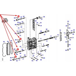 F824100090540 valve mounting metal plate