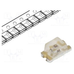 5 pcs x VISHAY - VLMS1300-GS08 - LED, SMD, 0603, red, 18÷54mcd, 1.6x0.8x0.8mm, 130°, 2÷2.4V, 20mA