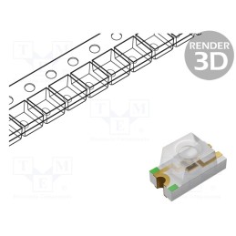 5 pcs x EVERLIGHT - 11-21SYGC/S530-E1/3T - LED, SMD, 1206, yellow green, 19÷29mcd, 3x1.5x1.5mm, 60°, 2÷2.4V