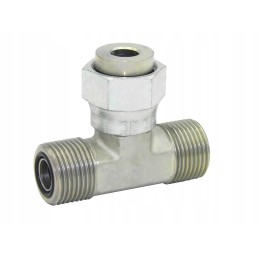 Orfs 9 16 hydraulic tee connector with nut
