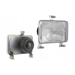 H4 headlight with gasket with 3 screws