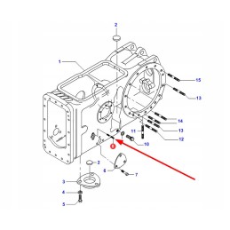 195569m2 bridge housing pin 5 16 x 1 1 16