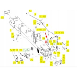 100227345 grain elevator mounting plate