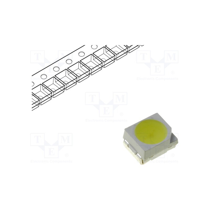 5 pcs x OPTOFLASH - OF-SMD3528WC - LED, SMD, 3528,PLCC2, white cold, 1700÷2500mcd, 120°, 20mA