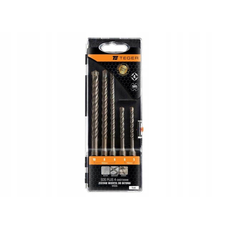 Widia SDS Plus 4-blade concrete drill set