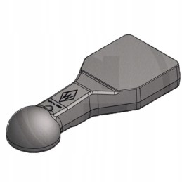 ISO 24347 hitch eye, straight, for bottom mounting