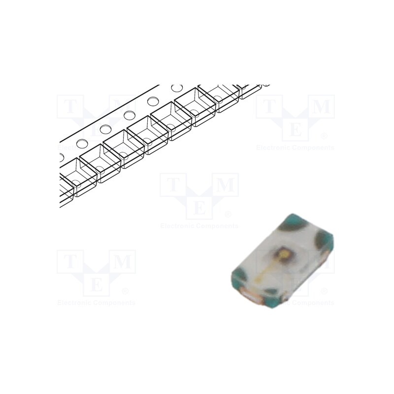 5 pcs x EVERLIGHT - 16-219A/Y5C-FQ1R2B/3T - LED, SMD, 1005, yellow, 72÷180mcd, 1x0.5x0.2mm, 120°, 1.75÷2.35V