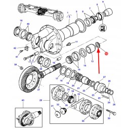 3428487m1 differential gear distance 0 1 mm