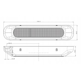 Universal fristom ft 330 led rear lamp