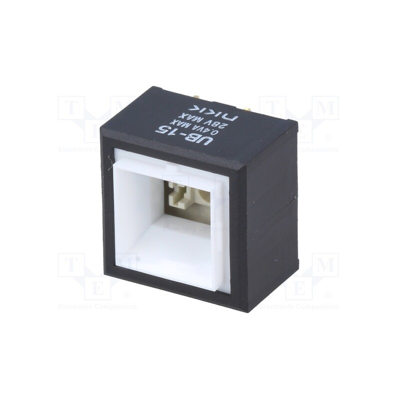 1 pcs x NKK SWITCHES - UB15SKG03N - Switch: push-button, Pos: 2, SPDT, 0.01A/28VAC, 0.01A/28VDC, 200MΩ