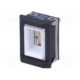 1 pcs x NKK SWITCHES - UB15NBKW01N - Switch: push-button, Pos: 2, SPDT, 5A/125VAC, ON-(ON), 200MΩ, UB
