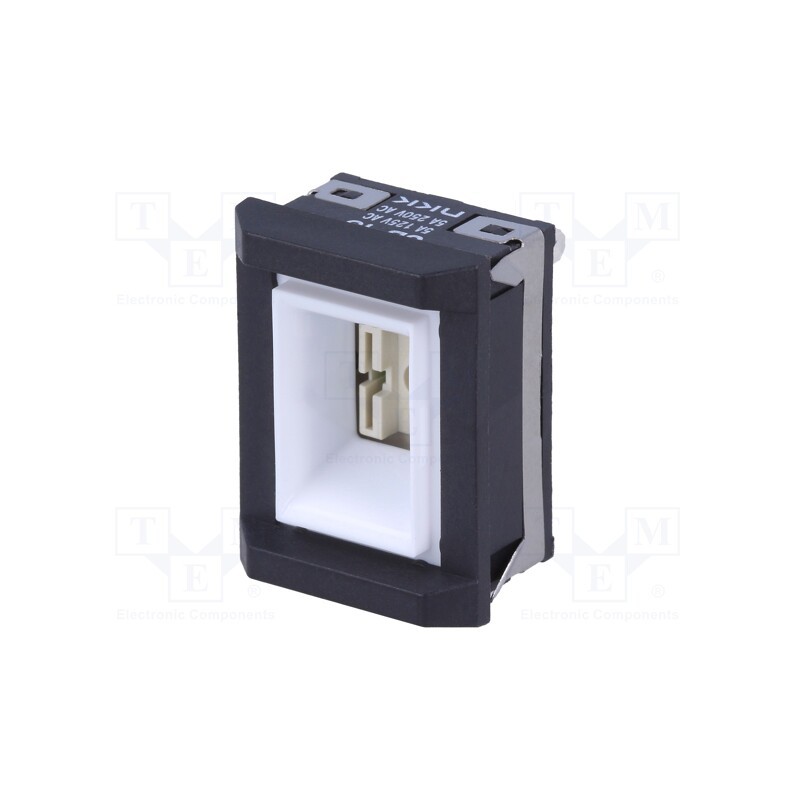 1 pcs x NKK SWITCHES - UB15NBKW01N - Switch: push-button, Pos: 2, SPDT, 5A/125VAC, ON-(ON), 200MΩ, UB