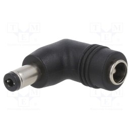 5 pcs x POWERNEX - DC PLUG-P1J-P1IR - Adapter, Plug: right angle, Input: 5,5/2,1, Out: 5,5/2,1