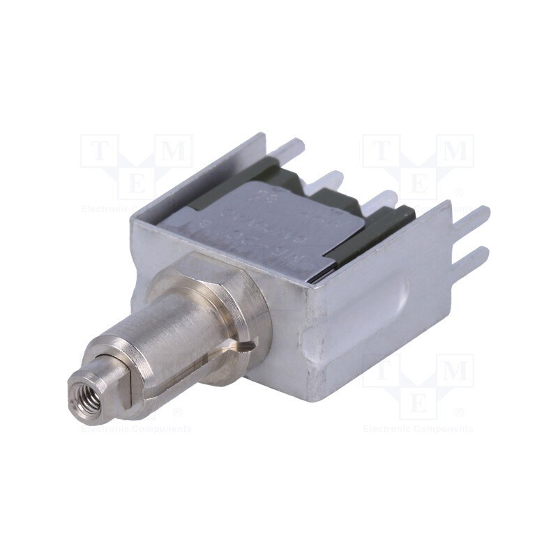 1 pcs x NKK SWITCHES - MB2011SS2W13 - Switch: push-button, Pos: 2, SPDT, 3A/250VAC, 3A/30VDC, ON-(ON)