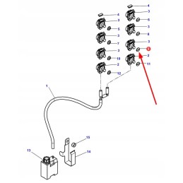 4374008m1 quick connector cover cap, brown
