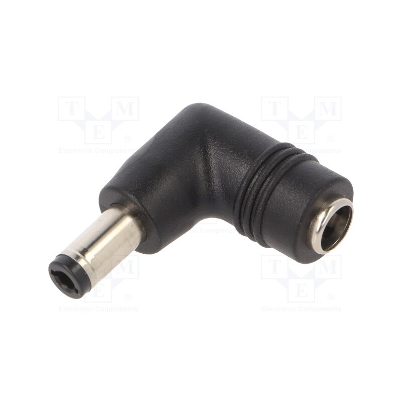 5 pcs x POWERNEX - DC PLUG-P1M-P1MR - Adapter, Plug: right angle, Input: 5,5/2,5, Out: 5,5/2,5