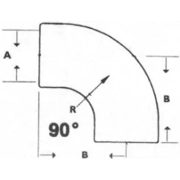 Donaldson P112605 rubber elbow