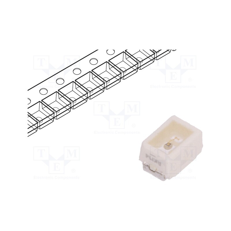 5 pcs x ams OSRAM - LG M67K-G1J2-24 - LED, SMD, 2014,Mini PLCC2, green, 6.1÷19mlm, 1.8÷5.6mcd, 120°, 2mA