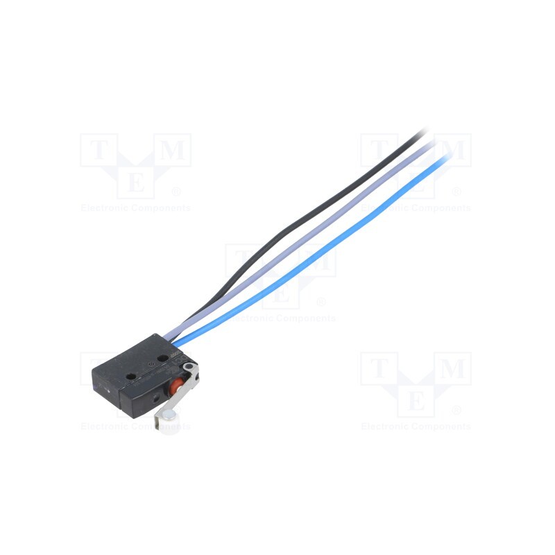 1 pcs x ZF - DC1C-C3RB - Microswitch SNAP ACTION, 6A/250VAC, with lever (with roller)