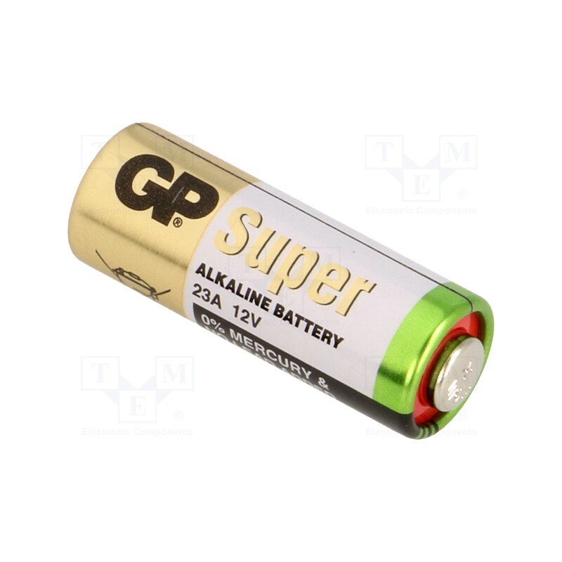 50 pcs x GP - 23AE-B BULK - Battery: alkaline, 12V, 23A,8LR932, non-rechargeable, Ø10x28mm