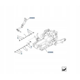 Clamp new holland case fiat ford 10125574 cnh
